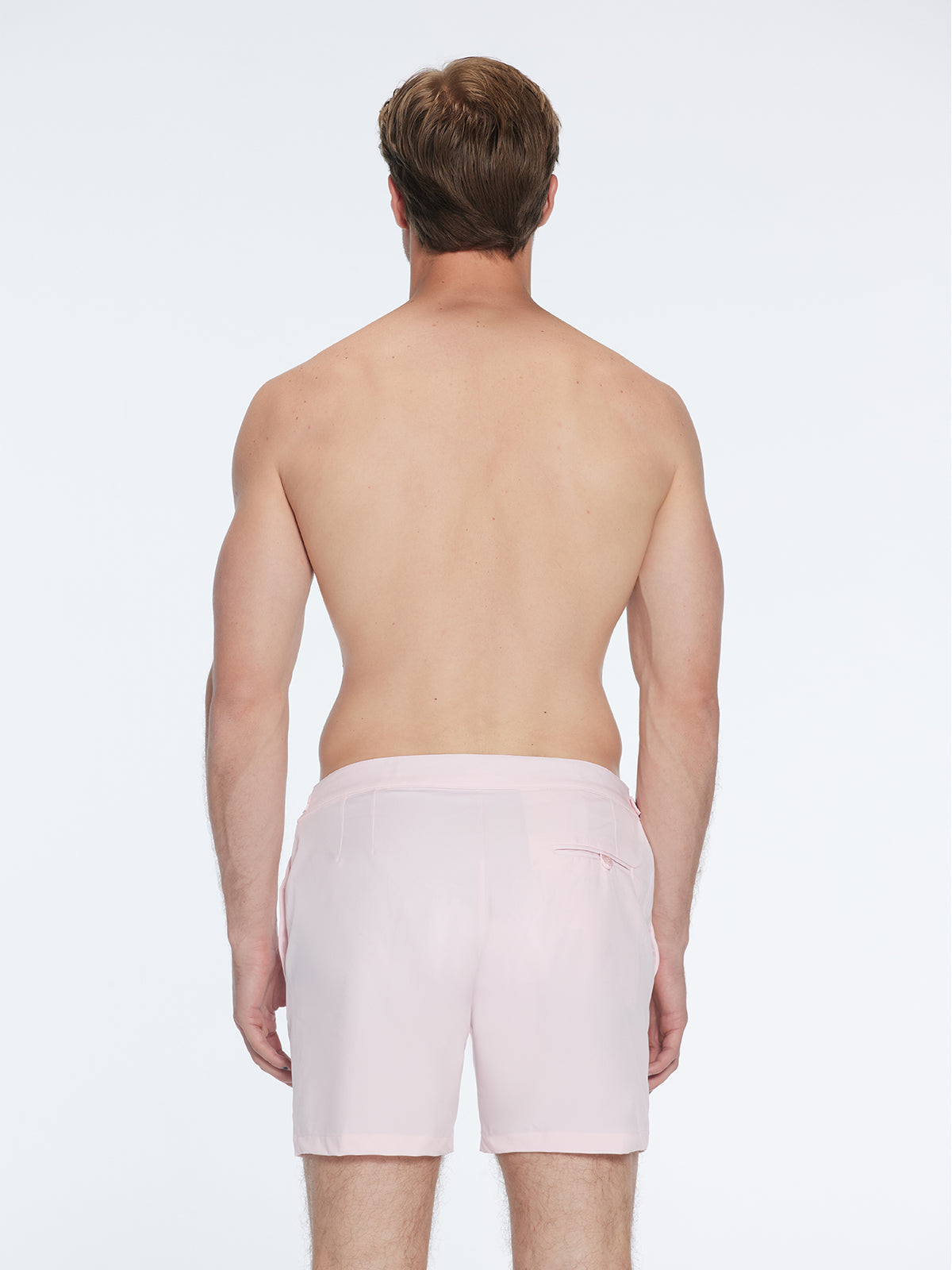 Jack Baby Pink Bulldog Swim Shorts | Moeva | Shorts | Each week unveils new pieces—luxury swimwear, fluid resort silhouettes, and elevated summer-to-evening essentials designed to carry you from coastal escapes to city nights.