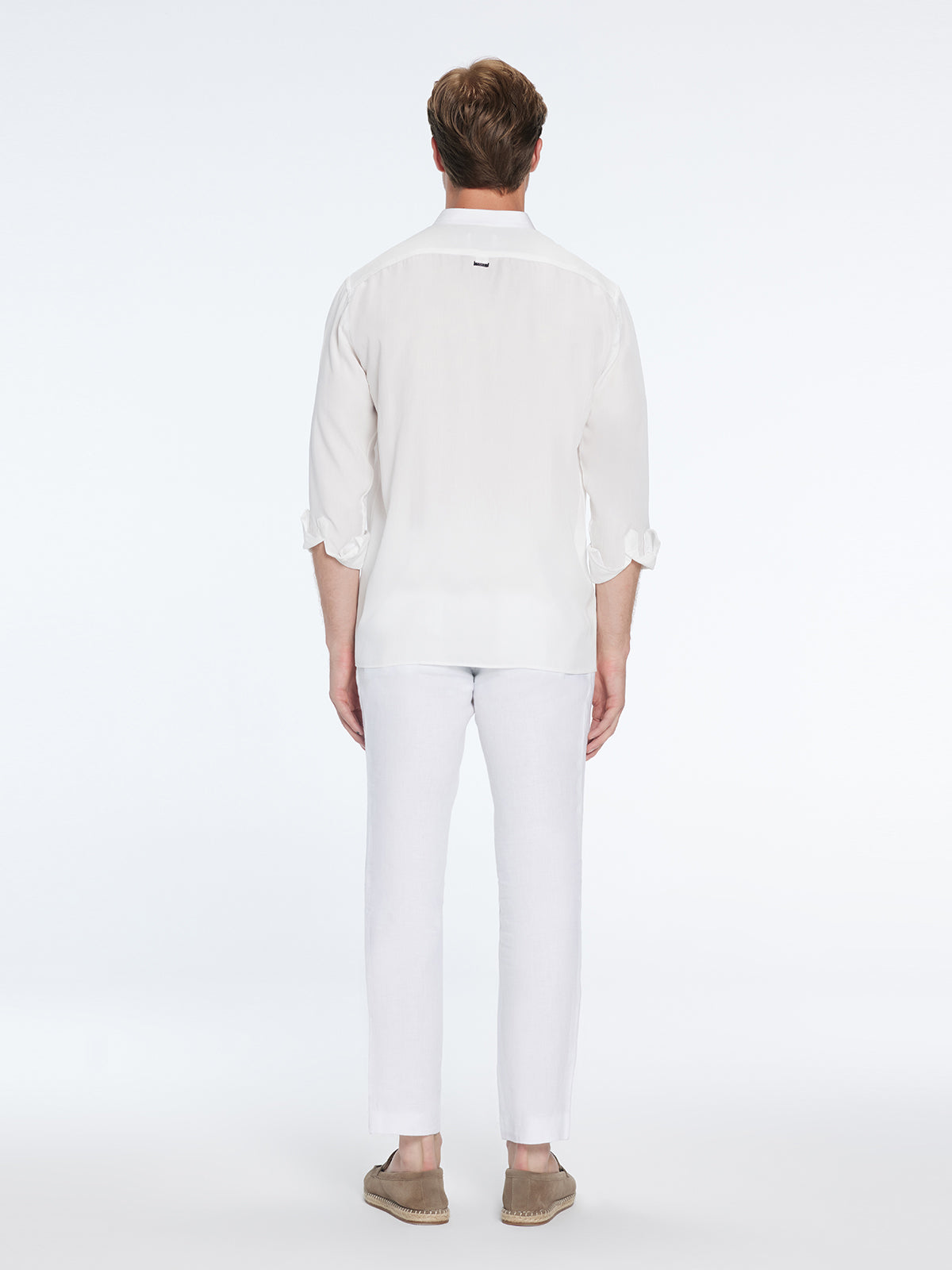 Lucius White Shirt | Moeva | Shirt | Each week unveils new pieces—luxury swimwear, fluid resort silhouettes, and elevated summer-to-evening essentials designed to carry you from coastal escapes to city nights.