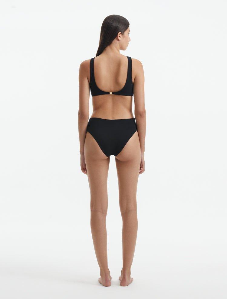 Marion Pascale - Honora Black High Neck Swimsuit | Moeva | Swimsuit | Each week unveils new pieces—luxury swimwear, fluid resort silhouettes, and elevated summer-to-evening essentials designed to carry you from coastal escapes to city nights.