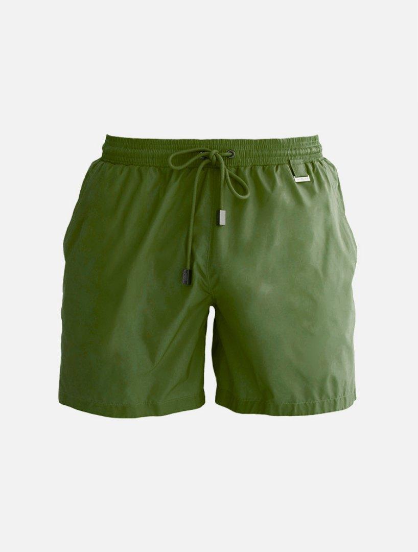 Louis Army Green Quick-Dry Swim Shorts | Moeva | Shorts | Each week unveils new pieces—luxury swimwear, fluid resort silhouettes, and elevated summer-to-evening essentials designed to carry you from coastal escapes to city nights.