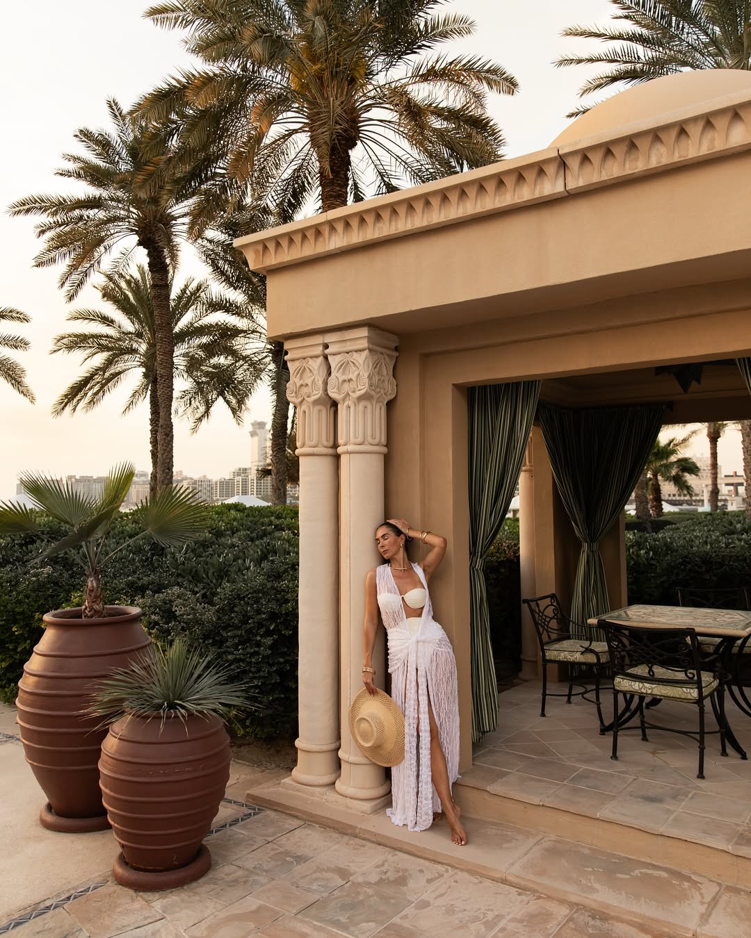 Julia Mateian - Aveline Sleeveless Lace Maxi Kaftan | Moeva | Kaftan | Each week unveils new pieces—luxury swimwear, fluid resort silhouettes, and elevated summer-to-evening essentials designed to carry you from coastal escapes to city nights.