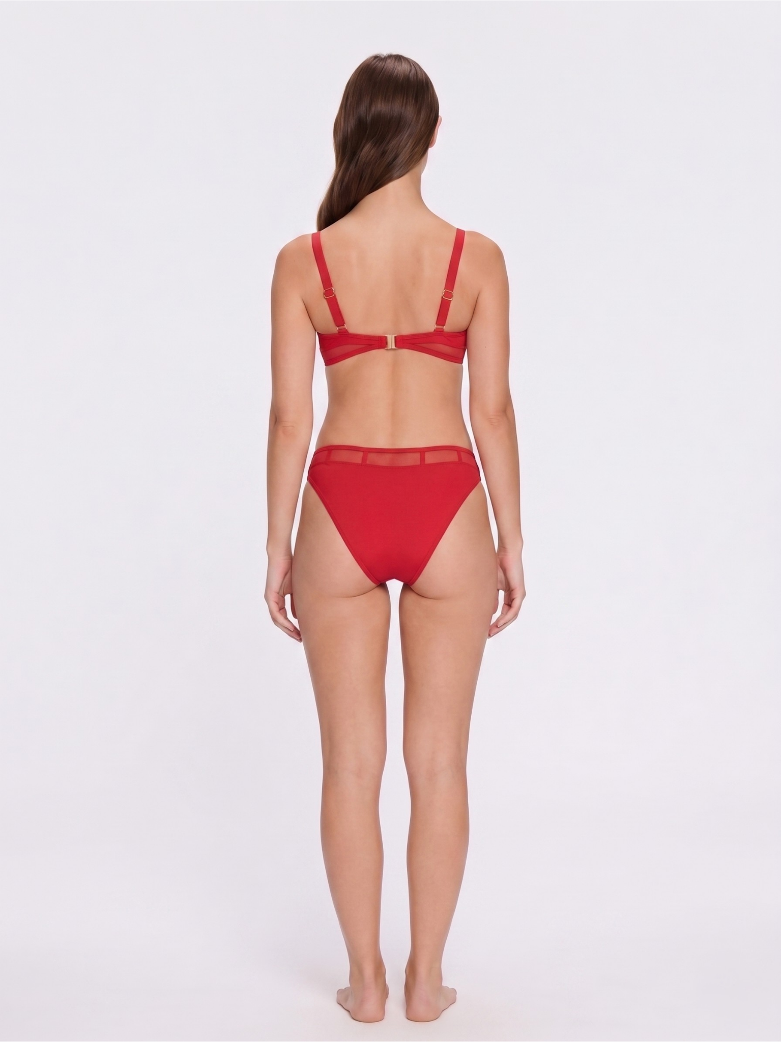 Lorelai Red Underwired Full Coverage Solid Bikini Sets | Moeva | Bikini Set | Each week unveils new pieces—luxury swimwear, fluid resort silhouettes, and elevated summer-to-evening essentials designed to carry you from coastal escapes to city nights.