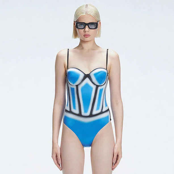 Camilla Blue Underwired Swimsuit | Moeva | Swimsuit | Each week unveils new pieces—luxury swimwear, fluid resort silhouettes, and elevated summer-to-evening essentials designed to carry you from coastal escapes to city nights.