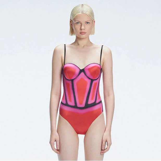 Camilla Red Underwired Swimsuit | Moeva | Swimsuit | Each week unveils new pieces—luxury swimwear, fluid resort silhouettes, and elevated summer-to-evening essentials designed to carry you from coastal escapes to city nights.