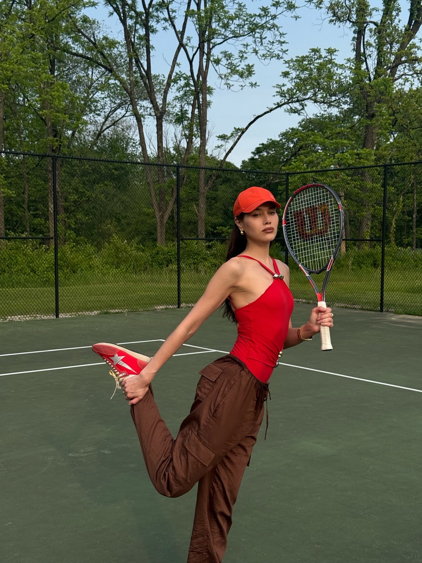 Natalie Lim Suarez - Lyra Red Halter Swimsuit | Moeva | Swimsuit | Each week unveils new pieces—luxury swimwear, fluid resort silhouettes, and elevated summer-to-evening essentials designed to carry you from coastal escapes to city nights.