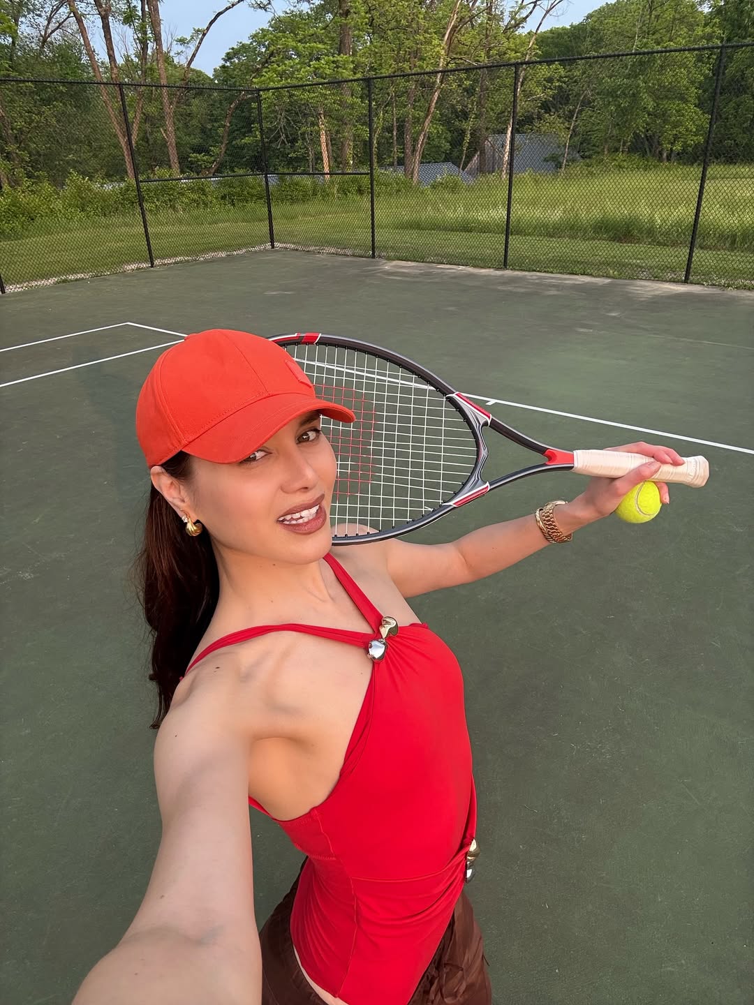 Natalie Lim Suarez - Lyra Red Halter Swimsuit | Moeva | Swimsuit | Each week unveils new pieces—luxury swimwear, fluid resort silhouettes, and elevated summer-to-evening essentials designed to carry you from coastal escapes to city nights.