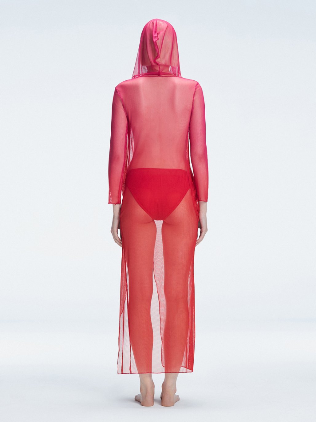 Rosie Red Optical Long Sleeve Maxi Dress | Moeva | Dress | Each week unveils new pieces—luxury swimwear, fluid resort silhouettes, and elevated summer-to-evening essentials designed to carry you from coastal escapes to city nights.