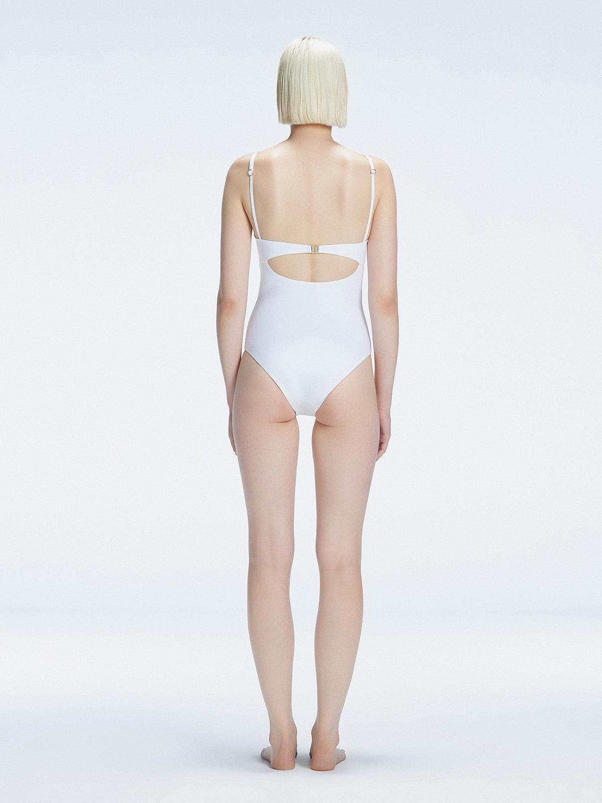 Lyra White Halter Swimsuit (Copy) | Moeva | One-Piece | Each week unveils new pieces—luxury swimwear, fluid resort silhouettes, and elevated summer-to-evening essentials designed to carry you from coastal escapes to city nights.