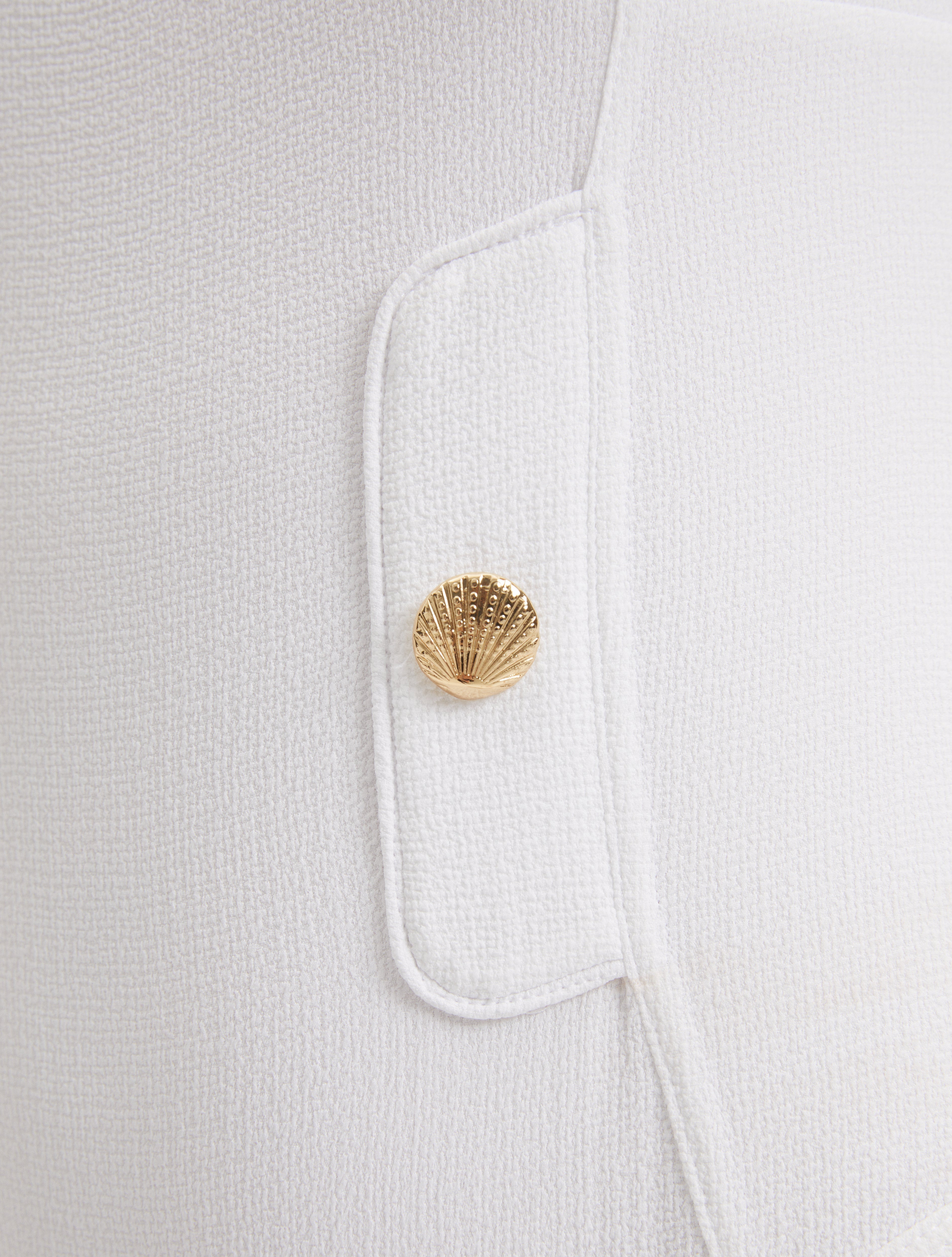 Muriel White Scoop Neck Textured Swimsuit | Moeva | Swimsuit | Each week unveils new pieces—luxury swimwear, fluid resort silhouettes, and elevated summer-to-evening essentials designed to carry you from coastal escapes to city nights.