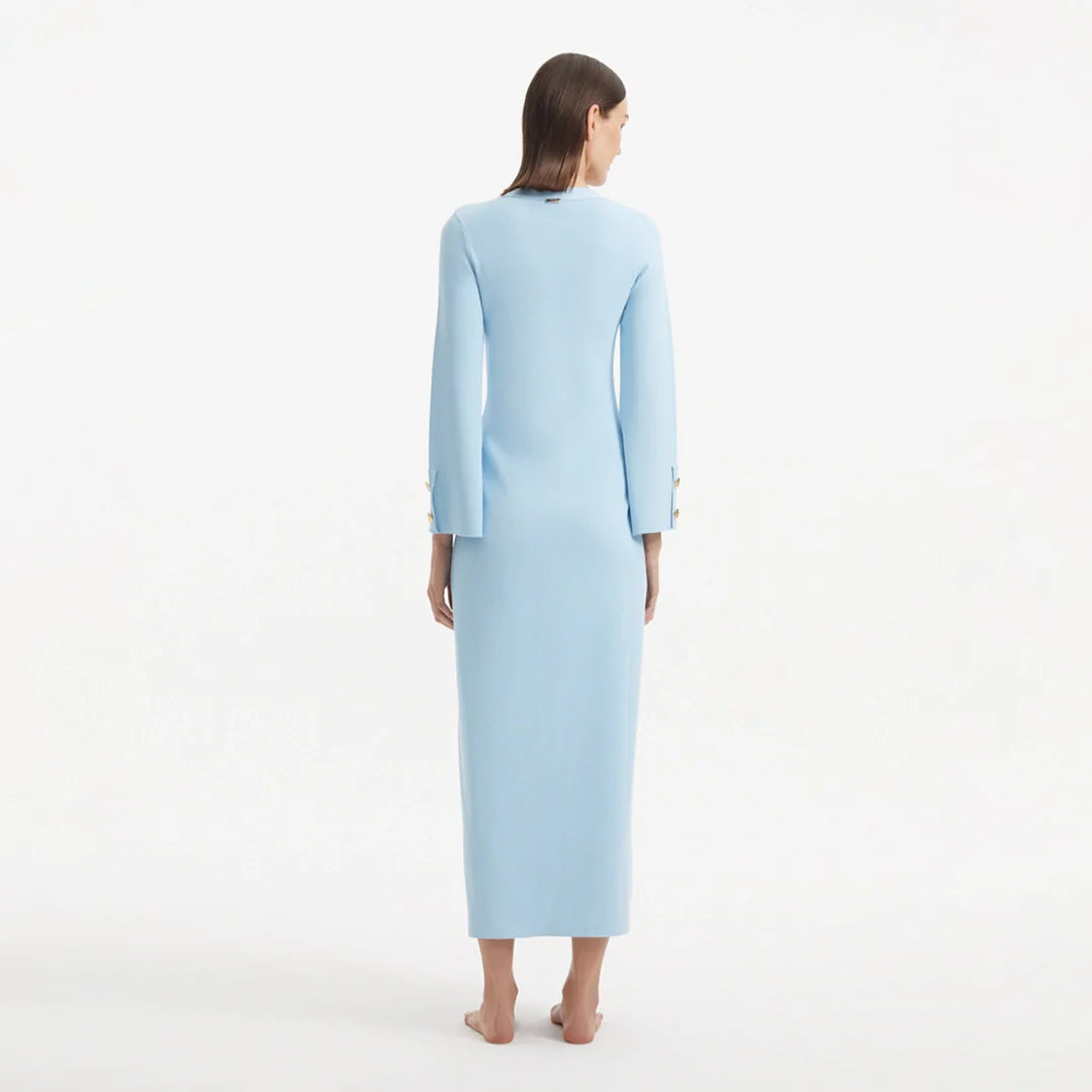Nira Baby Blue Dress | Moeva | Dress | Each week unveils new pieces—luxury swimwear, fluid resort silhouettes, and elevated summer-to-evening essentials designed to carry you from coastal escapes to city nights.