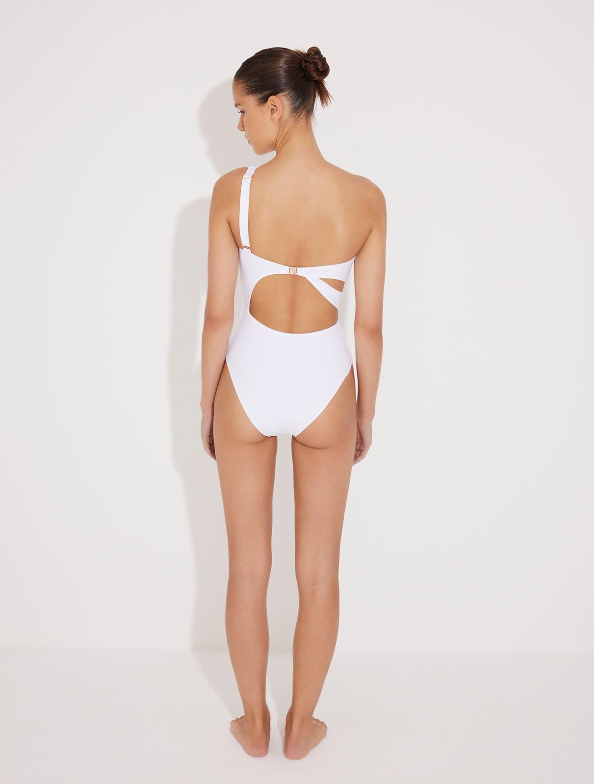Chanel Iman - Adelina White Swimsuit | Moeva | Swimsuit | Each week unveils new pieces—luxury swimwear, fluid resort silhouettes, and elevated summer-to-evening essentials designed to carry you from coastal escapes to city nights.