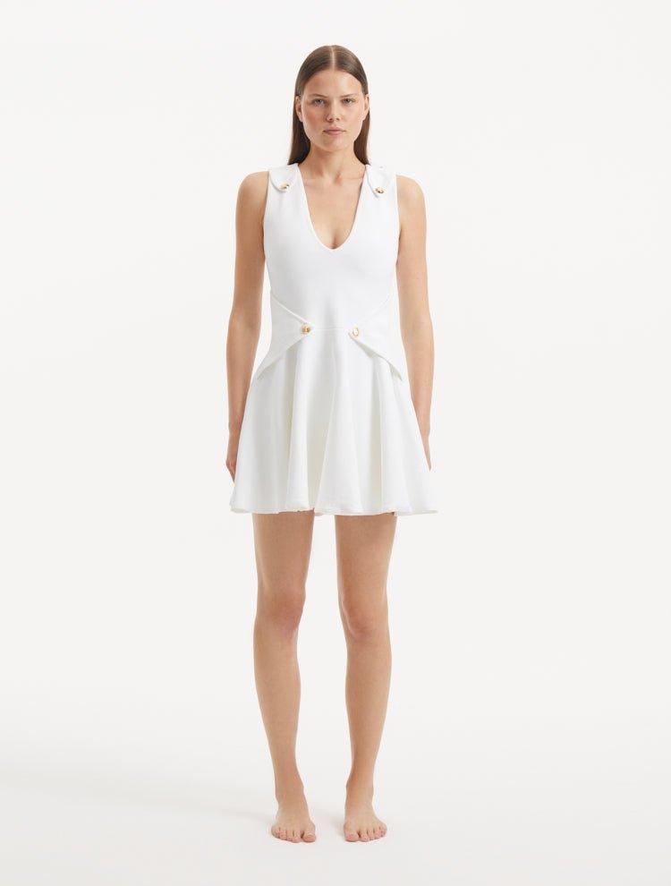 Mia Feliz-Rayan White Dress | Moeva | Dress | Each week unveils new pieces—luxury swimwear, fluid resort silhouettes, and elevated summer-to-evening essentials designed to carry you from coastal escapes to city nights.